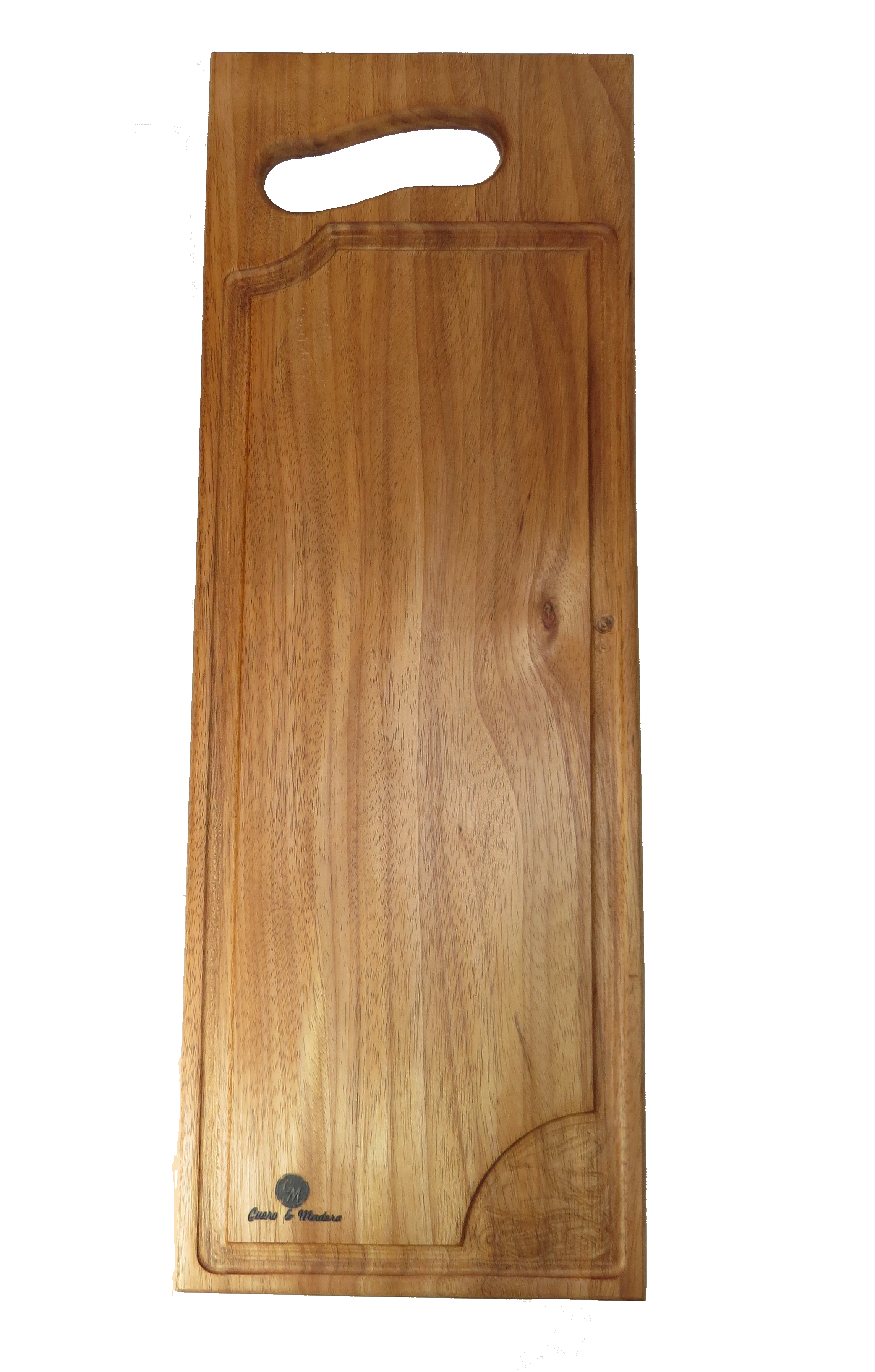 Tabla para picar de madera nativa 60 x 25cm